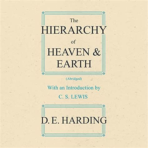 The Hierarchy of Heaven & Earth by D. E. Harding - Audiobook - Audible.ca