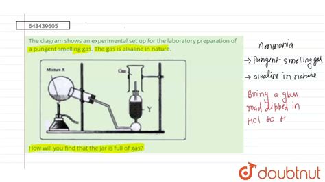 The Diagram Shows An Experimental Set Up For The Laboratory Preparation