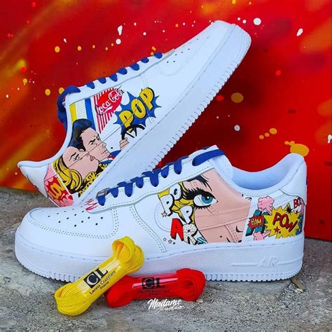 Pop Art X Roy Lichtenstein Air Force 1 Custom Daniel Customs