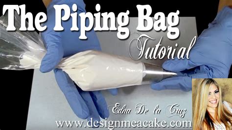 Learn How To Work With The Piping Bag