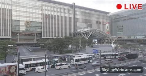 【LIVE】 Live Cam Fukuoka - Hakata Station | SkylineWebcams