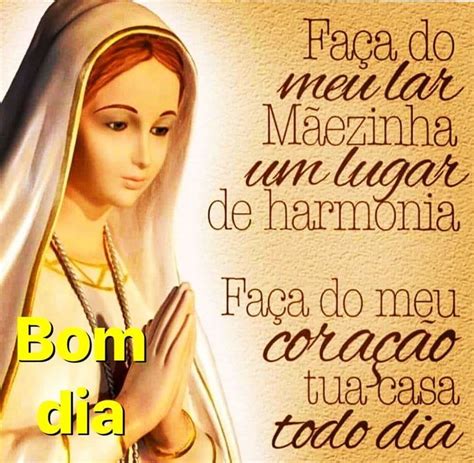 Pin De ZENAIDE CALDEIRA Em Bom Dia Mensagem Catolica Jesus E Maria