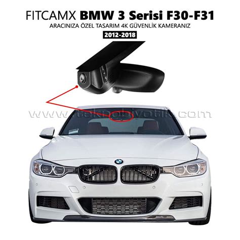 FitCamX BMW 3 Serisi F30 F31 Modele Özel 4K Araç Kamerası 2012 2018