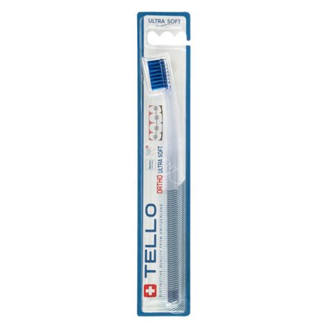 Tello Ortho Ultra Soft 4920 Orthodontic Toothbrush Super Soft Mixdent