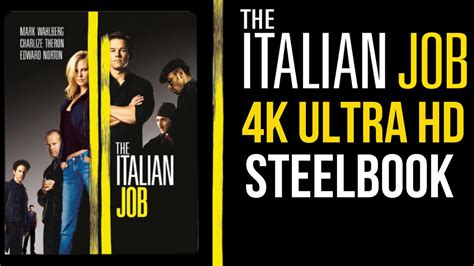 The Italian Job 4K Ultra HD Blu Ray Steelbook YouTube