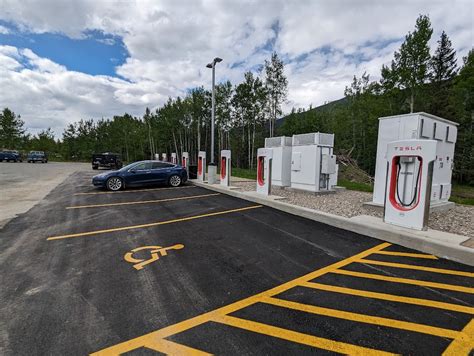 Tesla Supercharger In Mcbride Now Open British Columbia Drive Tesla