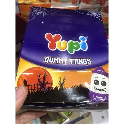 Jual YUPI EDISI HALLOWEEN Yupi GUMMY FANGS Permen Bentuk Taring