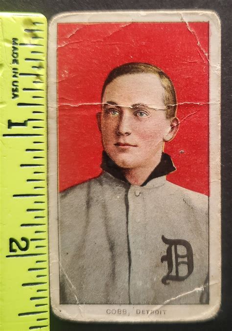 T Ty Cobb Red Portrait Old Mill Raw See Description