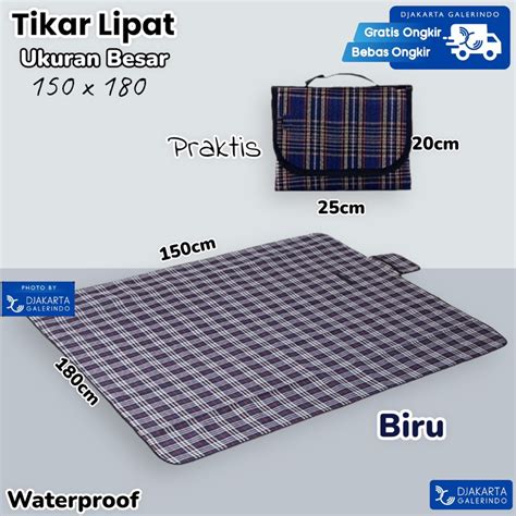 Jual Tikar Lipat Matras Anti Air Piknik Jumbo Folding Mat Picnic