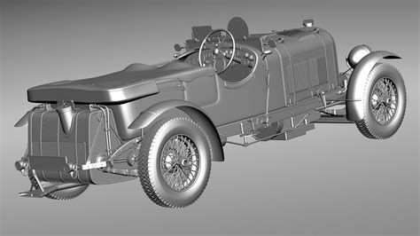 Bentley 45 Blower 1929 3d Model By Squir