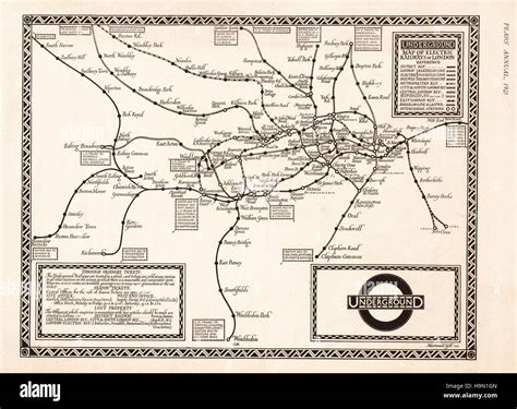 Plan Du M Tro De Londres Photo Stock Alamy