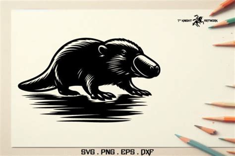 Platypus Svg Graphic By Seventh Knight Artwork · Creative Fabrica