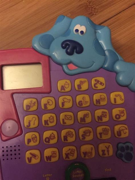 2000 Talking Alphabet Toy 8 Mattel Blues Clues Blue And Mailbox Vtg