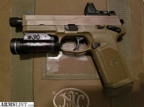 Armslist For Sale Fnx Tactical Fde With Trijicon Rmr