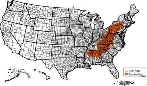 Appalachian Mountains map | Appalachian mountains map, Appalachian ...