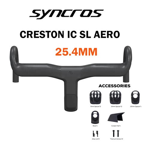 Syncros Kabel Setang Sepeda Jalan Raya 25 4mm Karbon Creston IC SL AERO