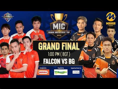 Mahar Invitational Cup Grand Final Falcon Esports Vs Burmese Ghouls