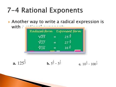 Ppt Radical Functions And Rational Exponents Powerpoint Presentation