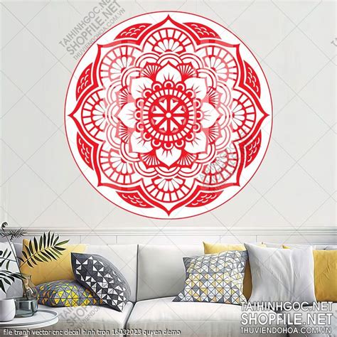 file tranh vector cnc decal hinh tron  quyen