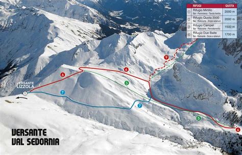 Mappa Delle Piste Lizzola