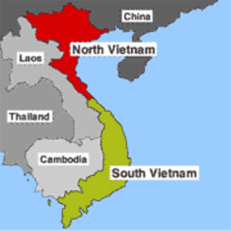 Map Of North And South Vietnam - Maping Resources