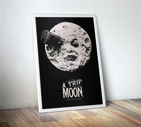 A Trip to the Moon Movie Poster / Best Selling Items / Most - Etsy