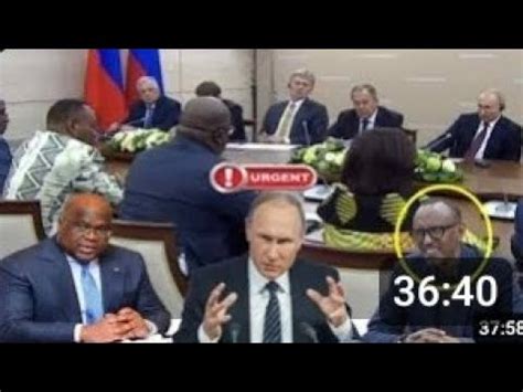 Urgent Pr F Lix Tshisekedi D Voile L Accord Signe Avec La Russie