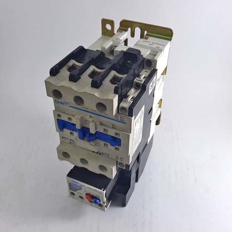 Contactor NC1 65 y Relé térmico NR2 93 CHINT 220V