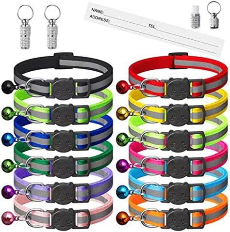 Pet Supplies Custom Breakaway Cat Collars With Bell Engraved