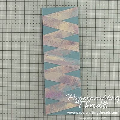 Twisted Ribbon Card Technique Papercrafting Threads