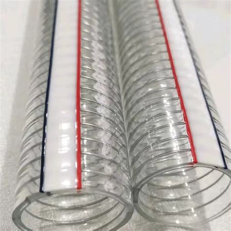 Flexible Pvc Spiral Steel Wire Reinforced Transparent Hose China