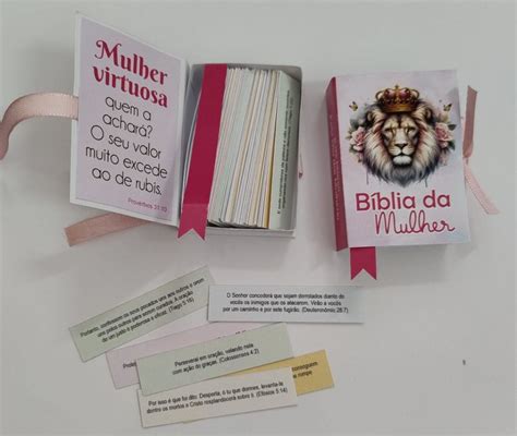 Mini B Blia Dia Da Mulher Elo Produtos Especiais