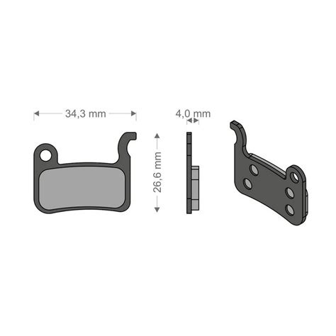 Brenta Pastiglie Freno Sinterizzate Shimano Xtr Xt Slx Lx D