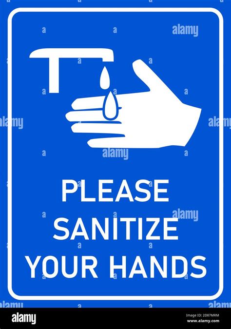 Printable Sanitize Your Hands Sign