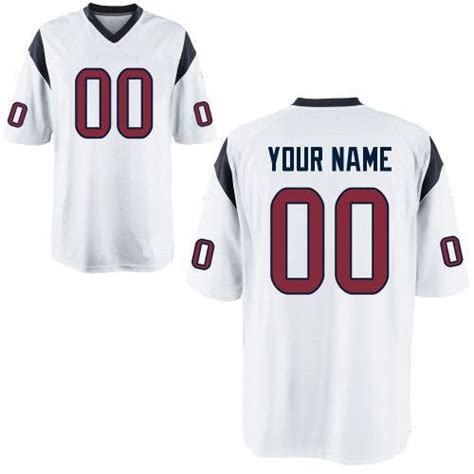 Houston Texans Customizable Pro Style Football Jersey – Best Sports Jerseys