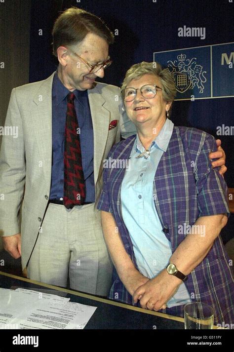 Paul And Diana Lamplugh Show Their Relief At Scotland Yard Following