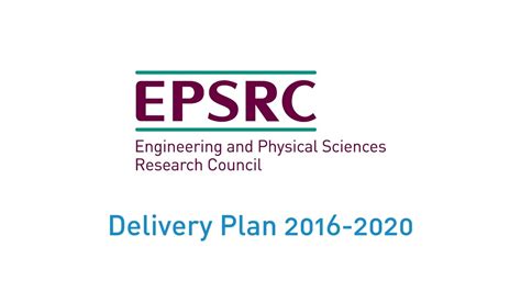 EPSRC Delivery Plan 2016 2020 YouTube