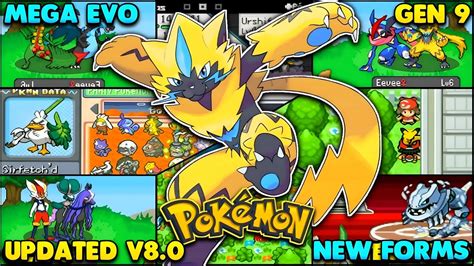 New Update Pokemon Gba Rom Hack With Gen Mega Evolution Paldean