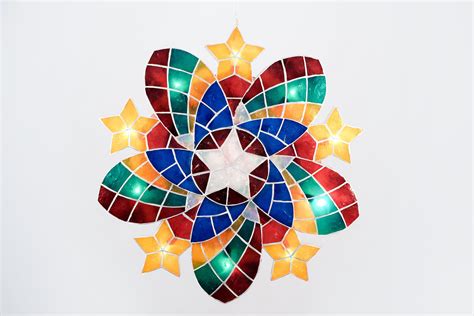 Firework Capiz Parol Philippine Christmas Lantern Ubicaciondepersonas