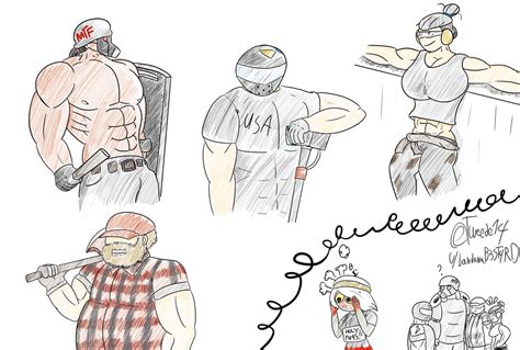 wanted to practise BUFF anatomy so i decided to draw the buffest ...