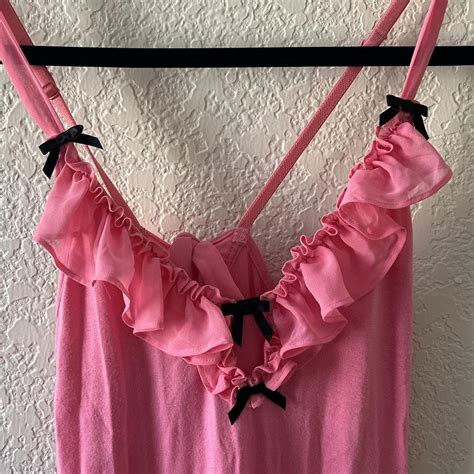 Betsey Johnson Women S Pink Dress Depop