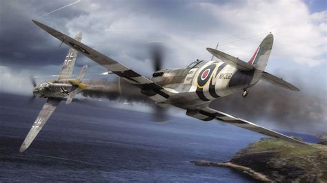 Spitfire Mk. LF IX Vs Bf-109 Cool Painting : r/Warthunder