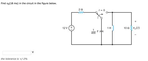 Solved Given That Vc F V And Vc E Vin Chegg