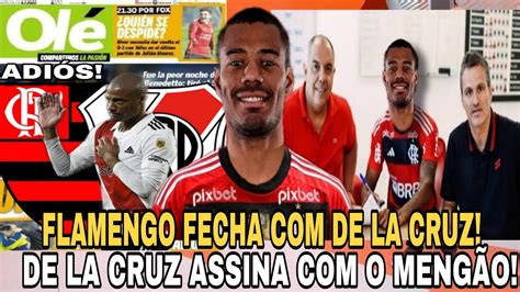 Flamengo Fecha De La Cruz Nicolas De La Cruz Assina Meng O