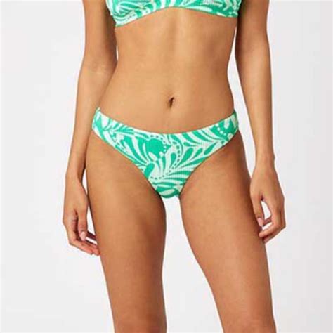 Rip Curl Women Afterglow Swirl Good Bikini Pant Green Dragon Skate Shop