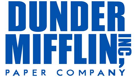 Dunder Mifflin Logo Logo Zeichen Emblem Symbol Geschichte Und