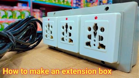 How To Make An Extension Box 3 Sockets Box Wiring Trending