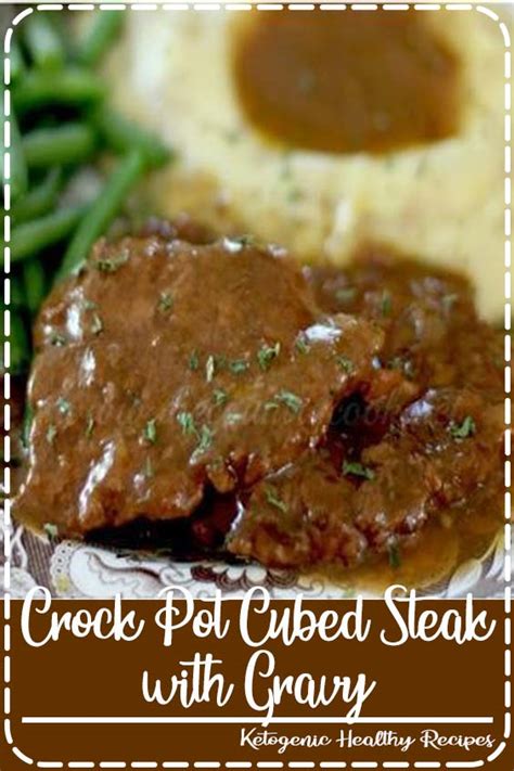 Crock Pot Cubed Steak With Gravy Dairy Free And Paleo Recipes