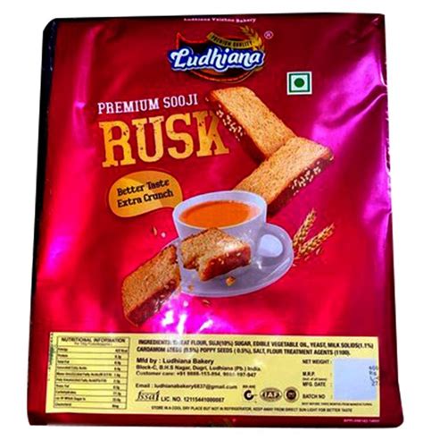 Premium Suji Rusk Packaging Type Packet Packaging Size G At Rs