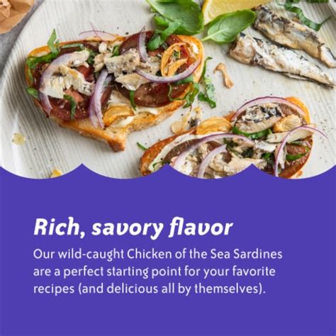 Chicken Of The Sea Wild Caught Sardines In Oil Lightly Smoked 3 75 Oz